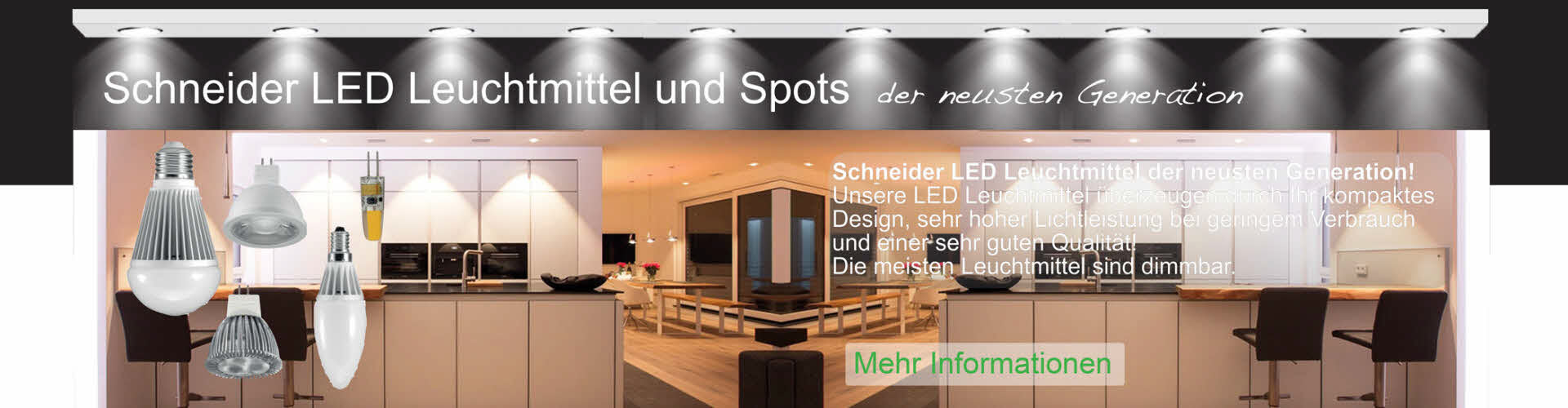 Schneider LED Leuchtmittel Spots Reflektorlampen der neusten Generation